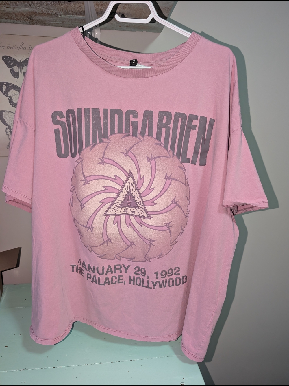 Soundgarden Pink Graphic Band Tee